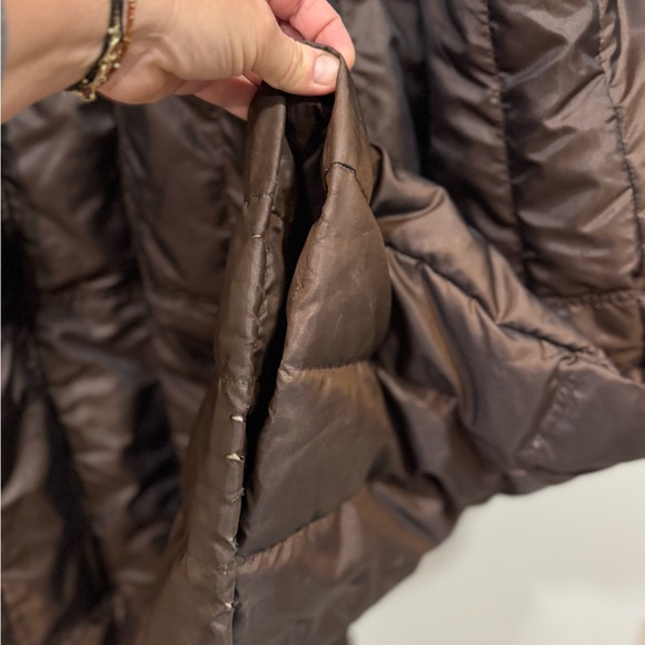 Versace Dark Brown Puffer Coat - Picture 12 of 14